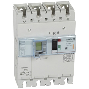 Автоматический выключатель DPX3 250 - эл. расц. - с диф. защ. - 25 кА - 400 В~ - 4П - 250 А | код. 420329 | Legrand 