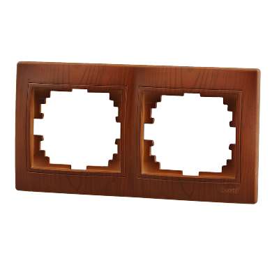 MIRA Рамка 2 поста горизонтальная сосна | код 701-0801-147 | LEZARD MIRA Рамка 2 поста горизонтальная сосна | код 701-0801-147 | LEZARD