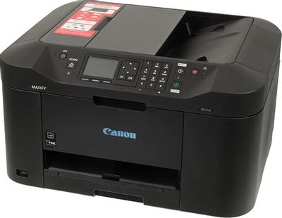 МФУ струйный Canon Maxify MB2140 (0959C007) A4 Duplex WiFi черный | код 387846 | CANON МФУ струйный Canon Maxify MB2140 (0959C007) A4 Duplex WiFi черный | код 387846 | CANON