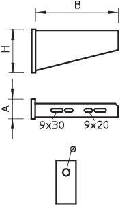 Кронштейн 410мм горячий цинк | код 6417795 | OBO Bettermann Кронштейн 410мм горячий цинк | код 6417795 | OBO Bettermann
