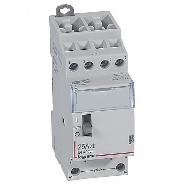 Модульный контактор  CX³ 4P 25А 400/230 AC |  код.  412561 |  Legrand