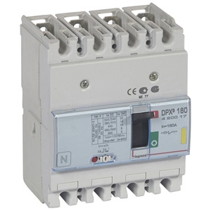 Автоматический выключатель DPX3 160 - термомагнитный расцепитель - 16 кА - 400 В~ - 4П - 160 А | код. 420017 | Legrand 