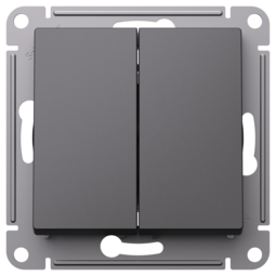 ATLASDESIGN 2-клавишный ВЫКЛЮЧАТЕЛЬ с самовозвратом, 10АХ, механизм, БАЗАЛЬТ | код ATN001417 | Systeme Electric ATLASDESIGN 2-клавишный ВЫКЛЮЧАТЕЛЬ с самовозвратом, 10АХ, механизм, БАЗАЛЬТ | код ATN001417 | Systeme Electric