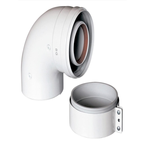 Отвод 90 град. коаксиальный d 60-100 мм | код KHG71410141- | BAXI