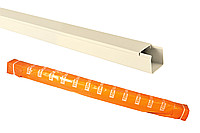 Кабель-канал 20х10 слоновая кость (100м) TDM | код SQ0402-0504 | TDM