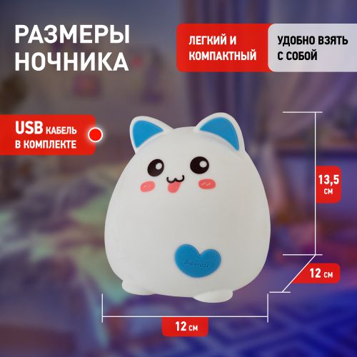 Светильник настольный NLED-414-2W-BU белый с синим | код Б0041093 | ЭРА фото 2 Светильник настольный NLED-414-2W-BU белый с синим | код Б0041093 | ЭРА фото 2