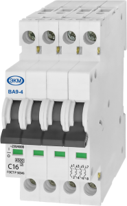 Автоматический выключатель, ультратонкий, серии ВА-9, ВА-9-4 В16 4,5кА, 4P 16 А, тип В, 4.5 кА, автомат шириной 36 мм (1 шт.) МЕАНДР | код 4680019910772 | МЕАНДР Автоматический выключатель, ультратонкий, серии ВА-9, ВА-9-4 В16 4,5кА, 4P 16 А, тип В, 4.5 кА, автомат шириной 36 мм (1 шт.) МЕАНДР | код 4680019910772 | МЕАНДР