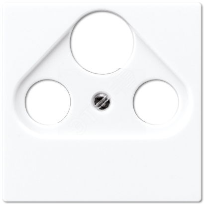 Накладка для телевизионной розетки (SAT-TV-FM) Серия A500 Материал- дуропласт Цвет- белый | код A561PLSATWW | JUNG Накладка для телевизионной розетки (SAT-TV-FM) Серия A500 Материал- дуропласт Цвет- белый | код A561PLSATWW | JUNG