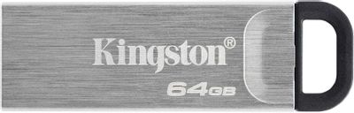 Флеш Диск Kingston 64GB DataTraveler Kyson DTKN/64GB USB3.2 серебристый/черный | код 1477030 | Kingston Флеш Диск Kingston 64GB DataTraveler Kyson DTKN/64GB USB3.2 серебристый/черный | код 1477030 | Kingston