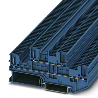 Двухъярусные клеммы PTTB 1,5/S/4P BU | код 3213878 | PHOENIX CONTACT