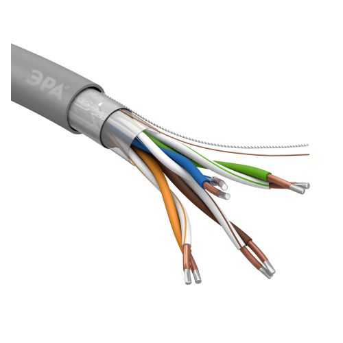 Витая пара F/UTP 4x2x24AWG Cat5e CU PVC 305 м SIMPLE | код Б0044685 | ЭРА фото 2 Витая пара F/UTP 4x2x24AWG Cat5e CU PVC 305 м SIMPLE | код Б0044685 | ЭРА фото 2