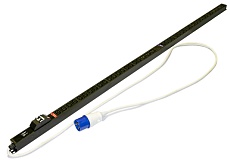 Hyperline SHE-36IEC-6BIEC-B-2.5PVB Блок розеток, вертикальный, 36 розеток IEC320 C13, 6 розеток IEC320 C19, автоматический выключатель, кабель питания 2.5м (3х4.0мм2) с вилкой IEC 60309 32A (2P+E), 250В, 1860x44.4x44.4мм (ДхШхВ), корпус алюминий, черный К Hyperline SHE-36IEC-6BIEC-B-2.5PVB Блок розеток, вертикальный, 36 розеток IEC320 C13, 6 розеток IEC320 C19, автоматический выключатель, кабель питания 2.5м (3х4.0мм2) с вилкой IEC 60309 32A (2P+E), 250В, 1860x44.4x44.4мм (ДхШхВ), корпус алюминий, черный К