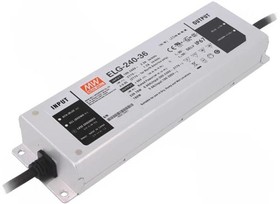 Источник питания AC-DC, 239.8Вт, IP67, вход 100…305В AC, 47…63Гц/142…431В DC, ККМ, выход 18...36В/6.66А, изоляция 3750В AC, в кожухе 244х71х37.5мм, -40…+85С (корпус) | код ELG-240-36 | MeanWell Источник питания AC-DC, 239.8Вт, IP67, вход 100…305В AC, 47…63Гц/142…431В DC, ККМ, выход 18...36В/6.66А, изоляция 3750В AC, в кожухе 244х71х37.5мм, -40…+85С (корпус) | код ELG-240-36 | MeanWell