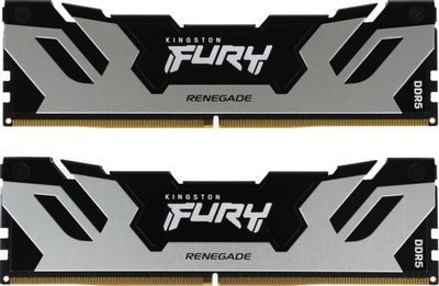 Память DDR5 2x24GB 7200MHz Kingston KF572C38RSK2-48 Fury Renegade XMP RTL Gaming PC5-57600 CL38 DIMM 288-pin 1.45В kit single rank с радиатором Ret | код 2017958 | Kingston Память DDR5 2x24GB 7200MHz Kingston KF572C38RSK2-48 Fury Renegade XMP RTL Gaming PC5-57600 CL38 DIMM 288-pin 1.45В kit single rank с радиатором Ret | код 2017958 | Kingston