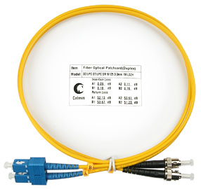 Cabeus FOP(d)-9-SC-ST-5m Шнур оптический duplex SC-ST 9/125 sm 5м LSZH | код 7546c | Cabeus Cabeus FOP(d)-9-SC-ST-5m Шнур оптический duplex SC-ST 9/125 sm 5м LSZH | код 7546c | Cabeus