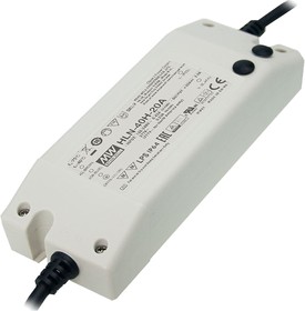 Источник питания AC-DC, 40Вт, IP64, вход 90…305В AC, 47…63Гц/127…431В DC, ККМ, выход 54В/0.75А, рег. выхода 49…58В/0.45…0.75A, изоляция 3750В AC, в кожухе 161х61.5х35, -40…+50С | код HLN-40H-54A | MeanWell Источник питания AC-DC, 40Вт, IP64, вход 90…305В AC, 47…63Гц/127…431В DC, ККМ, выход 54В/0.75А, рег. выхода 49…58В/0.45…0.75A, изоляция 3750В AC, в кожухе 161х61.5х35, -40…+50С | код HLN-40H-54A | MeanWell
