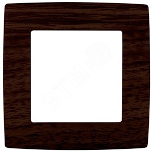 Рамка на 1 пост, Эра12, венге, 12-5001-10 | код Б0014750 | ЭРА