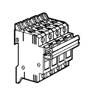Выключатель-разъединитель SP 38 - 3П+нейтраль - 4 модуля - для промышленных предохранителей 10х38 | код 021405 | Legrand