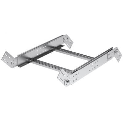 Угол вертикальный шарнирный 100х400 в комплекте с крепежными элементами и соединительными пластинами, необходимыми для монтажа, лонж | код LIE1004KZL | DKC Угол вертикальный шарнирный 100х400 в комплекте с крепежными элементами и соединительными пластинами, необходимыми для монтажа, лонж | код LIE1004KZL | DKC