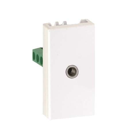 Connect Плата c 1-м стереоразъемом 35мм мама винты 225х45мм графит | код K123B-14 | Simon