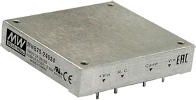 Источник питания DC-DC, 75Вт, вход 18…36В, выход 12В/6.25А, рег.выхода ±10% Uном, изоляция 1500В DC, в корпусе на печатную плату 57.9х61x12.7мм, -40…+100С, дист вкл/выкл | код MHB75-24S12 | MeanWell Источник питания DC-DC, 75Вт, вход 18…36В, выход 12В/6.25А, рег.выхода ±10% Uном, изоляция 1500В DC, в корпусе на печатную плату 57.9х61x12.7мм, -40…+100С, дист вкл/выкл | код MHB75-24S12 | MeanWell