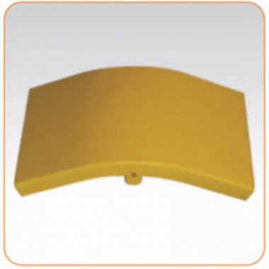 Крышка внешнего изгиба 45° оптического лотка 360 мм, желтая | код LAN-OT360-EC45C | LANMASTER Крышка внешнего изгиба 45° оптического лотка 360 мм, желтая | код LAN-OT360-EC45C | LANMASTER