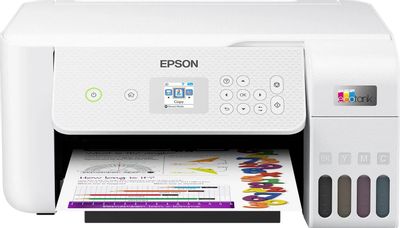 МФУ струйный Epson EcoTank L3266 (C11CJ66416) A4 WiFi белый | код 2057103 | EPSON МФУ струйный Epson EcoTank L3266 (C11CJ66416) A4 WiFi белый | код 2057103 | EPSON