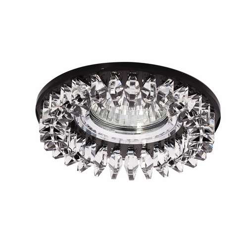 Светильник Bohemia 51 31 71 декор. из огран. стекла MR16 черн. | код. IT8441 | ИТАЛМАК Светильник Bohemia 51 31 71 декор. из огран. стекла MR16 черн. | код. IT8441 | ИТАЛМАК