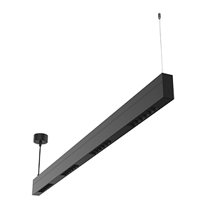 Светильник светодиодный Stellar-Line Comfort Up n Down 56Вт 3000К 1200х35х75 подвесной с линзами 50град. двойн. засветка матов. черн. RAL9005 VARTON V1-R0-T0493-05L21-2005630