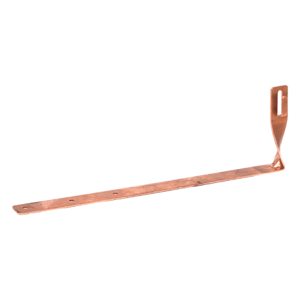 Держатель под черепицу L=330мм скрученный Сu EKF PROxima | код lp-32112-cu | EKF Держатель под черепицу L=330мм скрученный Сu EKF PROxima | код lp-32112-cu | EKF