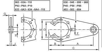 Реактивная штанга INNORED редуктора 025. | код Torque arm 025 | INNORED Реактивная штанга INNORED редуктора 025. | код Torque arm 025 | INNORED