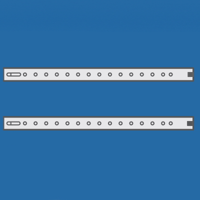 Направляющие, для горизонтальных разделителей, Г=745мм, 1 упаковка - 2шт. | код R5SOE745 | DKC Направляющие, для горизонтальных разделителей, Г=745мм, 1 упаковка - 2шт. | код R5SOE745 | DKC