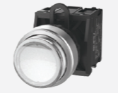 TS2021-0BL10 Модуль кнопки TS2 выпуклый тип с подсветкой, автомат.блокировка, крас., шт | код TS2021-0BL10 | SUPU