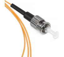 Патч-корд оптический LANMASTER, LSZH, симплексный, ST/PC-ST/PC, MM 50/125, 3.0 м | код LAN-ST-ST/OM2-3.0 | LANMASTER