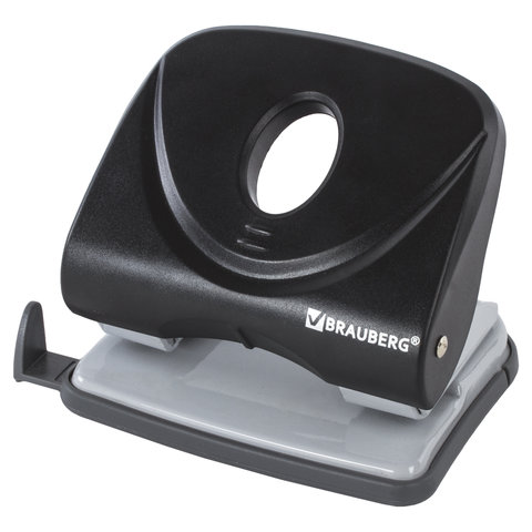 Дырокол BRAUBERG Original, до 25 листов, черный, 222542 | код 222542 | BRAUBERG Дырокол BRAUBERG Original, до 25 листов, черный, 222542 | код 222542 | BRAUBERG