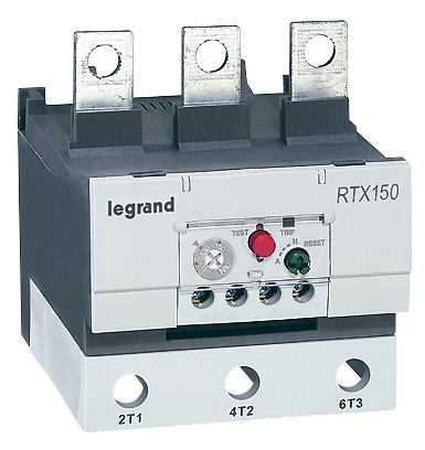 RTX³ 150 Тепловое реле с дифференциальной защитой 95-130A для контакторов CTX³ 150 | код 416774 | Legrand
