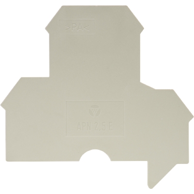 Крышка боковая, для клемм WKN 2,5 E..., цвет: серый | код 07.312.1755.0 | Wieland Крышка боковая, для клемм WKN 2,5 E..., цвет: серый | код 07.312.1755.0 | Wieland