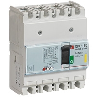 Автоматический выключатель DPX3 160 - термомагнитный расцепитель - 16 кА - 400 В~ - 4П - 120 А | код. 420016 | Legrand 
