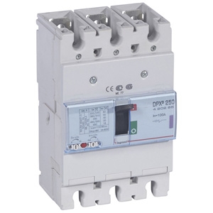 Автоматический выключатель DPX3 250 - термомагнитный расцепитель - 50 кА - 400 В~ - 3П - 100 А | код. 420265 | Legrand 