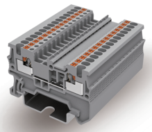 TP1.5-2-RD Клемма TP 1-1 проходная Push-in, сеч.1.5мм2, крас., шт | код TP1.5-2-RD | SUPU