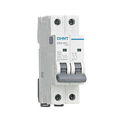 Авт. выкл. NB8-40J 2P 16А 6кА х-ка B (R) | код 320678 | CHINT Авт. выкл. NB8-40J 2P 16А 6кА х-ка B (R) | код 320678 | CHINT