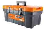 Ящик для инструментов ТЕХНИК-22, 56х28х24 см, метал. замки, лоток, два органайзера, «Рубин» TDM | код SQ1032-0203 | TDM