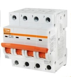 Авт. выкл. ВА47-60 4Р 32А 6кА х-ка С TDM | код SQ0223-0128 | TDM Авт. выкл. ВА47-60 4Р 32А 6кА х-ка С TDM | код SQ0223-0128 | TDM