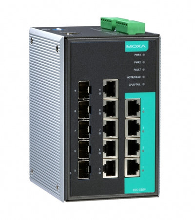 Коммутатор EDS-G509-T Gigabit Ethernet switch with 9 ports, -40 to +75 C | код 00-06026604 | MOXA Коммутатор EDS-G509-T Gigabit Ethernet switch with 9 ports, -40 to +75 C | код 00-06026604 | MOXA