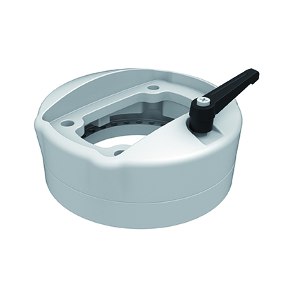 Держатель панели поворотный (310°) ETR120 с фиксацией, ?130мм, RAL7035, m=1,3кг | код ETR120310 | ETA Держатель панели поворотный (310°) ETR120 с фиксацией, ?130мм, RAL7035, m=1,3кг | код ETR120310 | ETA