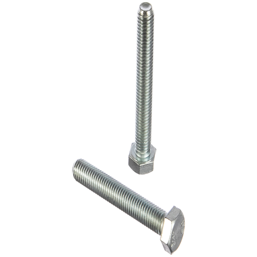 Болт DIN 933 M12х80 полная резьба шестигранная голова класс прочности 5.8 покрытие цинк | код DIN933-M12x80ZN | Крепдил Болт DIN 933 M12х80 полная резьба шестигранная голова класс прочности 5.8 покрытие цинк | код DIN933-M12x80ZN | Крепдил