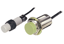 Датчик емкостной, М18х1, L=71.5мм, зона чувствительности 8мм, NO, 2-х проводной на переменный ток, кабель 2 м, 90-250VAC | код CR18-8AO | AUTONICS