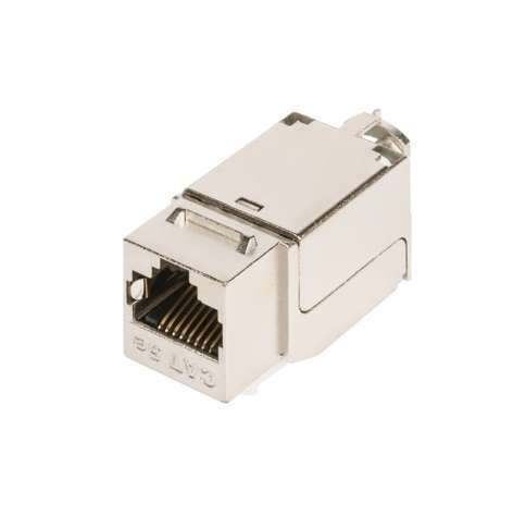 Модуль-вставка NIKOMAX типа Keystone, Кат.6 (Класс E), 250МГц, RJ45/8P8C, FT-TOOL/110/KRONE, T568A/B, полный экран, металлик | код NMC-KJSE2-FT-MT | NIKOMAX