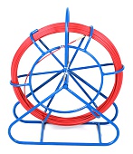 Hyperline CPS-GP6.0-МС-20M Устройство для протяжки кабеля мини УЗК в металлической кассете с держателем на ножке, 20 м (диаметр стеклопрутка 6 мм) | код 428181 | Hyperline