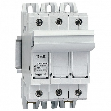 Выключатель-разъединитель SP 38 - 3П - 3 модуля - для промышленных предохранителей 10х38 |  код. 021404 |  Legrand